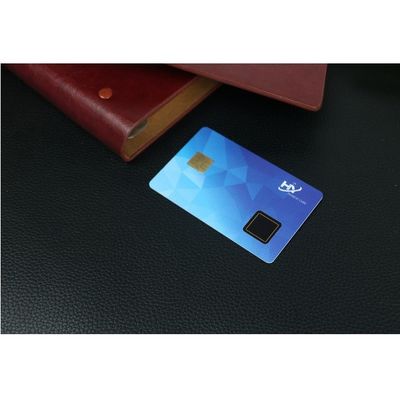 Identification des employés de 7816 Chip Fingerprint Smart Card For