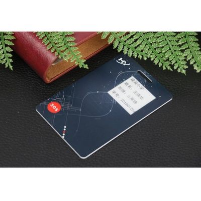 1,54 pouces OTP actif Smart Card pour la carte de l'information personnelle