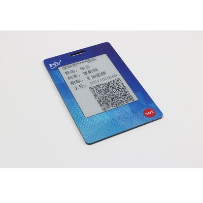 Carte sans contact 1.5mm du paiement RFID de Bluetooth avec l'écran visuel