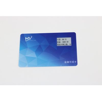 L'empreinte digitale Smart Card IP68 d'Idex d'écran d'encre de 1,02 pouces imperméabilisent