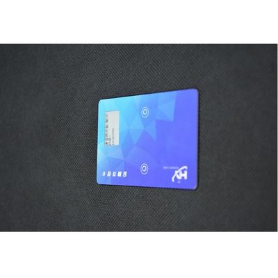 La carte à puce rechargeable d'IC 7816 a inclus la haute sécurité d'épaisseur de 1.5mm