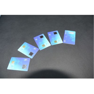 7816 affichage inclus de quantité de paiement de Chip Card 1.0mm de contact