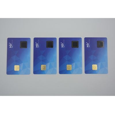 Épaisseur de NFC 0.84mm de cartes à puce d'empreinte digitale de portefeuille de Cryptocurrency