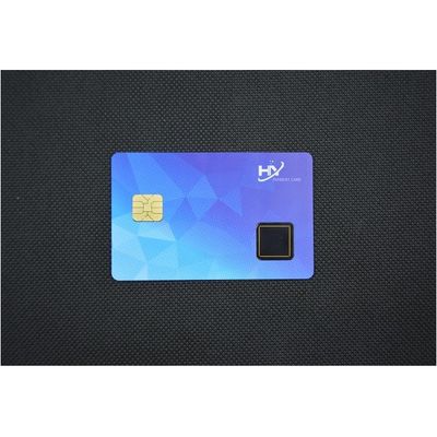 Interface 7816 biométrique de la carte 3.0mm d'empreinte digitale de conception matérielle-logicielle