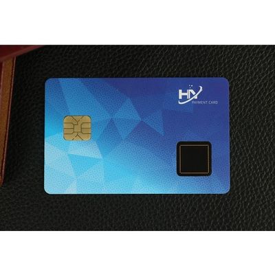 cartes à puce d'empreinte digitale d'épaisseur de 0.84mm 13,56 mégahertz Smart Card imperméable