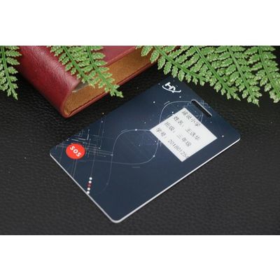 Position multi de BLE de balise d'identification de carte d'épaisseur rechargeable de Bluetooth 1.2mm