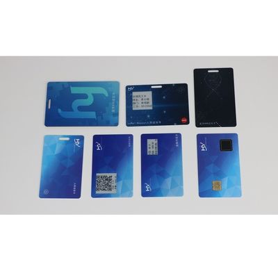 Carte de crédit rechargeable d'écran d'encre de 1,02 pouces avec l'empreinte digitale