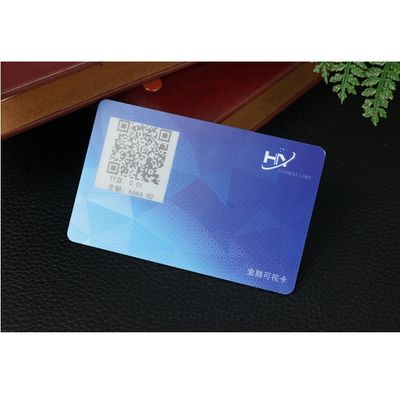 Carte sans contact 1.5mm du paiement RFID de Bluetooth avec l'écran visuel