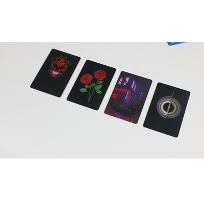 Cartes d'adhésion froides de la pression VIP de carte de RoHs RFID LED