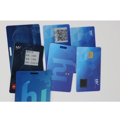 Le rfid à haute fréquence protègent l'interface de l'épaisseur 7816 de la carte 1.4mm