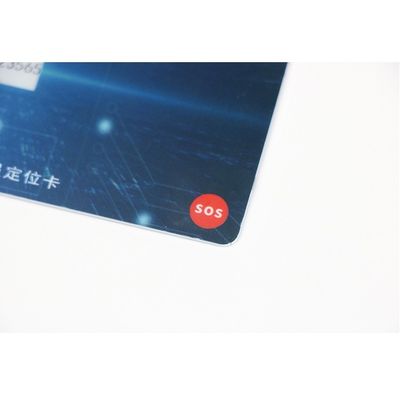 Anti fait sur commande de Rfid 13.56mhz de carte de trouveur de portefeuille d'alarme de bouton de SOS perdu