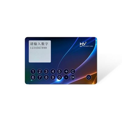 1.4mm aspiration magnétique de boutons de Digital d'écran d'OTP épaisseur Smart Card 1,54 »