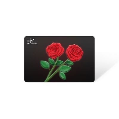 Puce F05 à la fonction luminescente incluse Rfid Chip Card de carte à puce