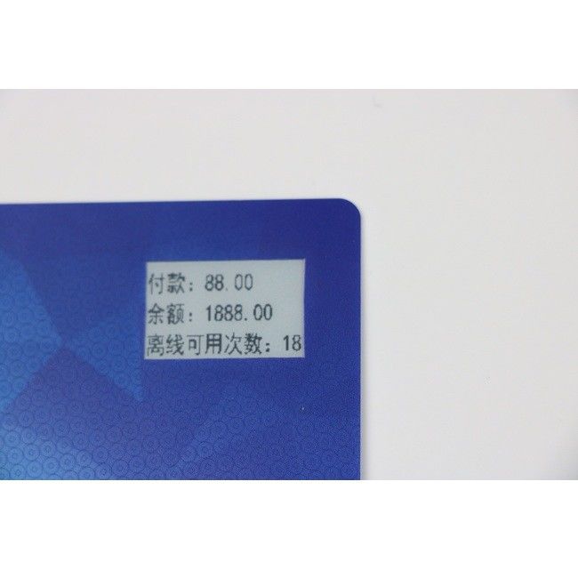 Écran de papier électronique de pression du mode OTP de banque de carte du débit 1,54 d'ENCRE froide de pouce E